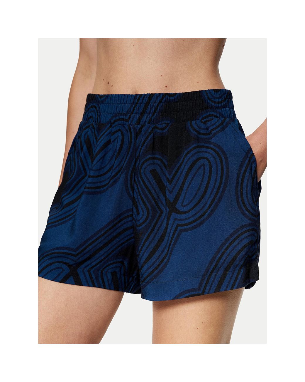 Triumph Blue Stoffshorts Beach Mywear 10222167 Regular Fit