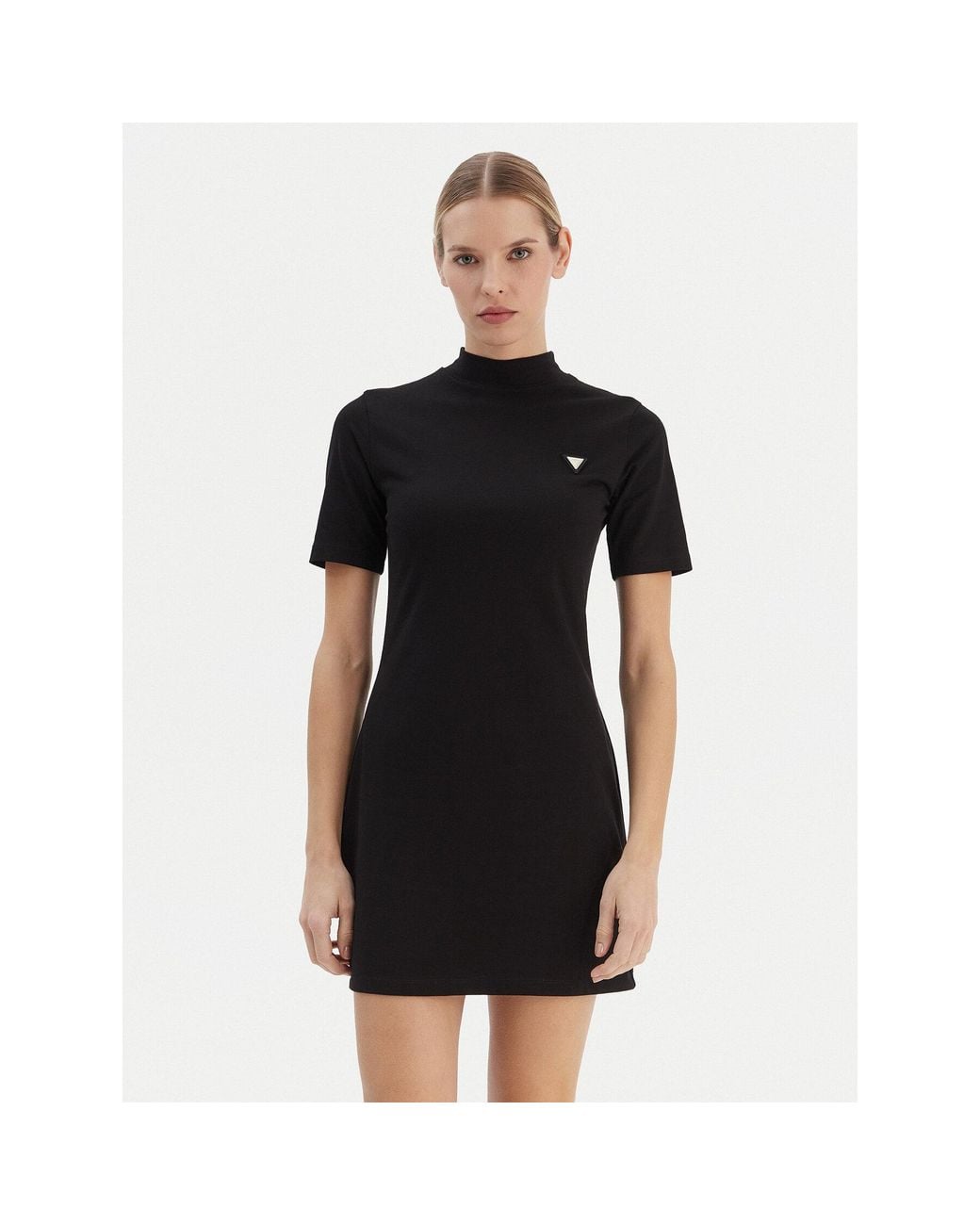 Guess Black Kleid Für Den Alltag V6Rk04 J1314 Regular Fit