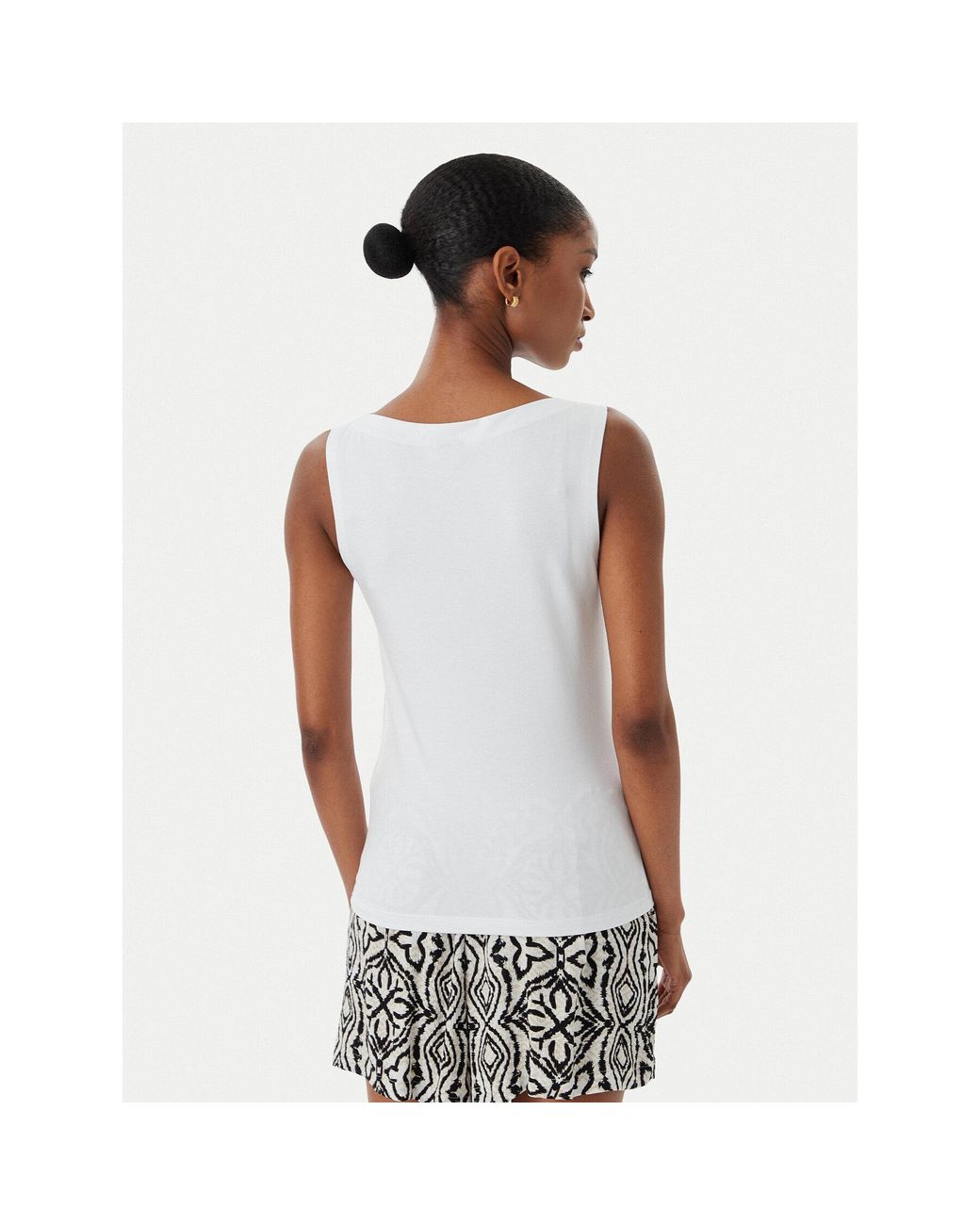 Vero Moda White Top Panda 10314416 Slim Fit