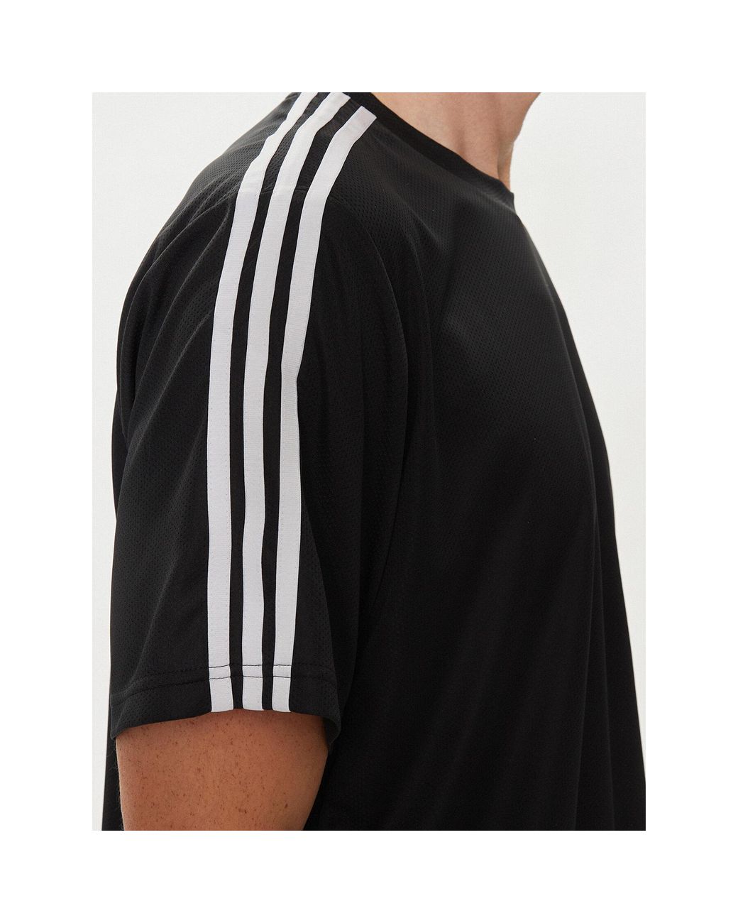Adidas Technisches T-Shirt Train Essentials 3-Stripes Ib8150 Regular Fit in Black für Herren