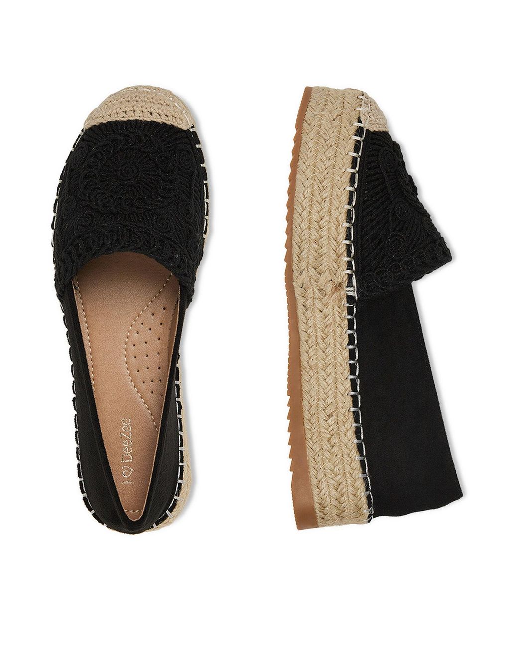 DeeZee Blue Espadrilles Le601-66