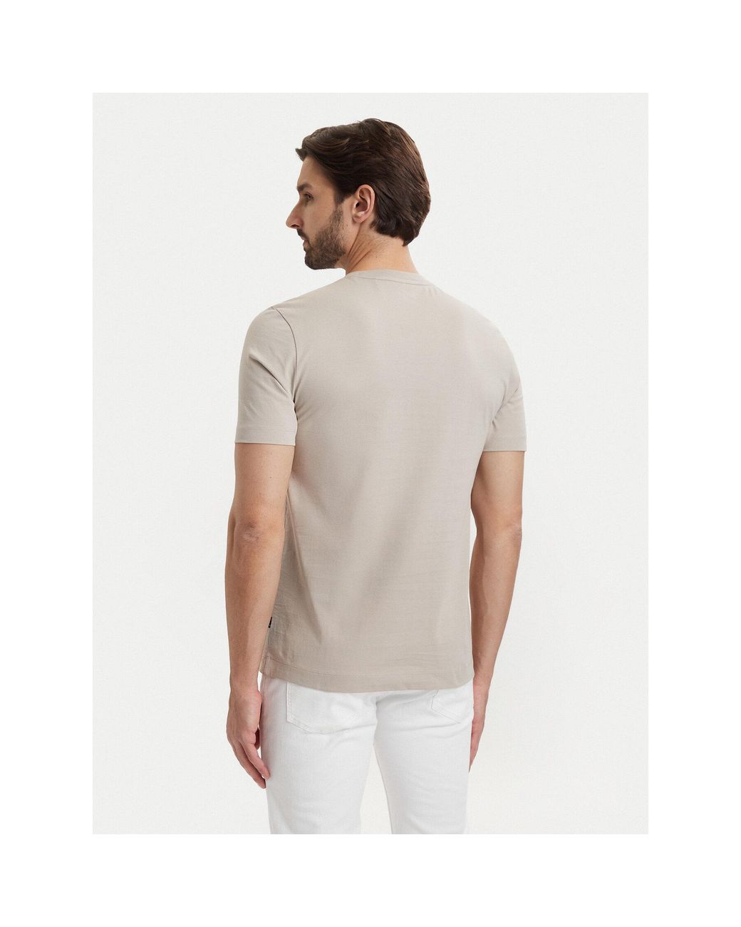 Boss T-Shirt Thompson 01 50468347 Regular Fit in Gray für Herren