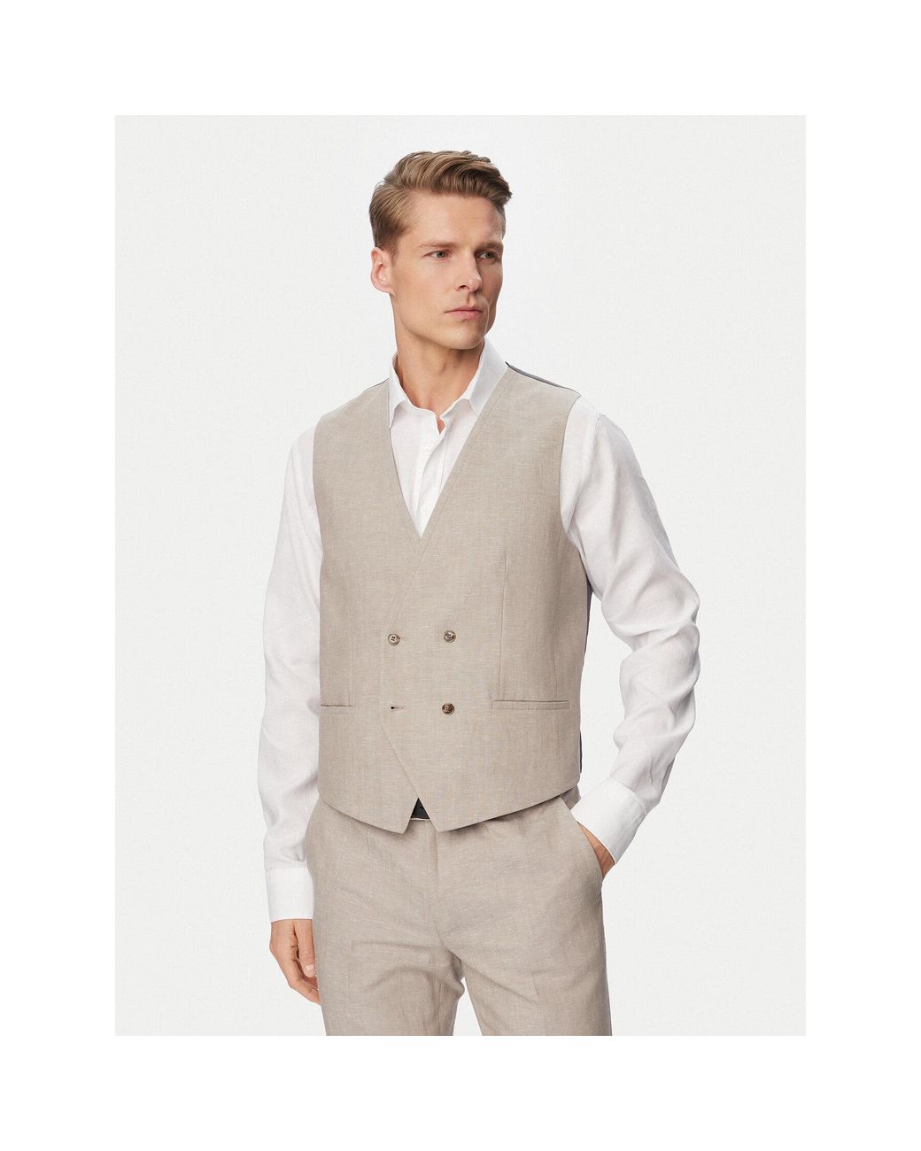 HUGO Anzug Arti/Hesten242V1X 50559671 Extra Slim Fit in Brown für Herren