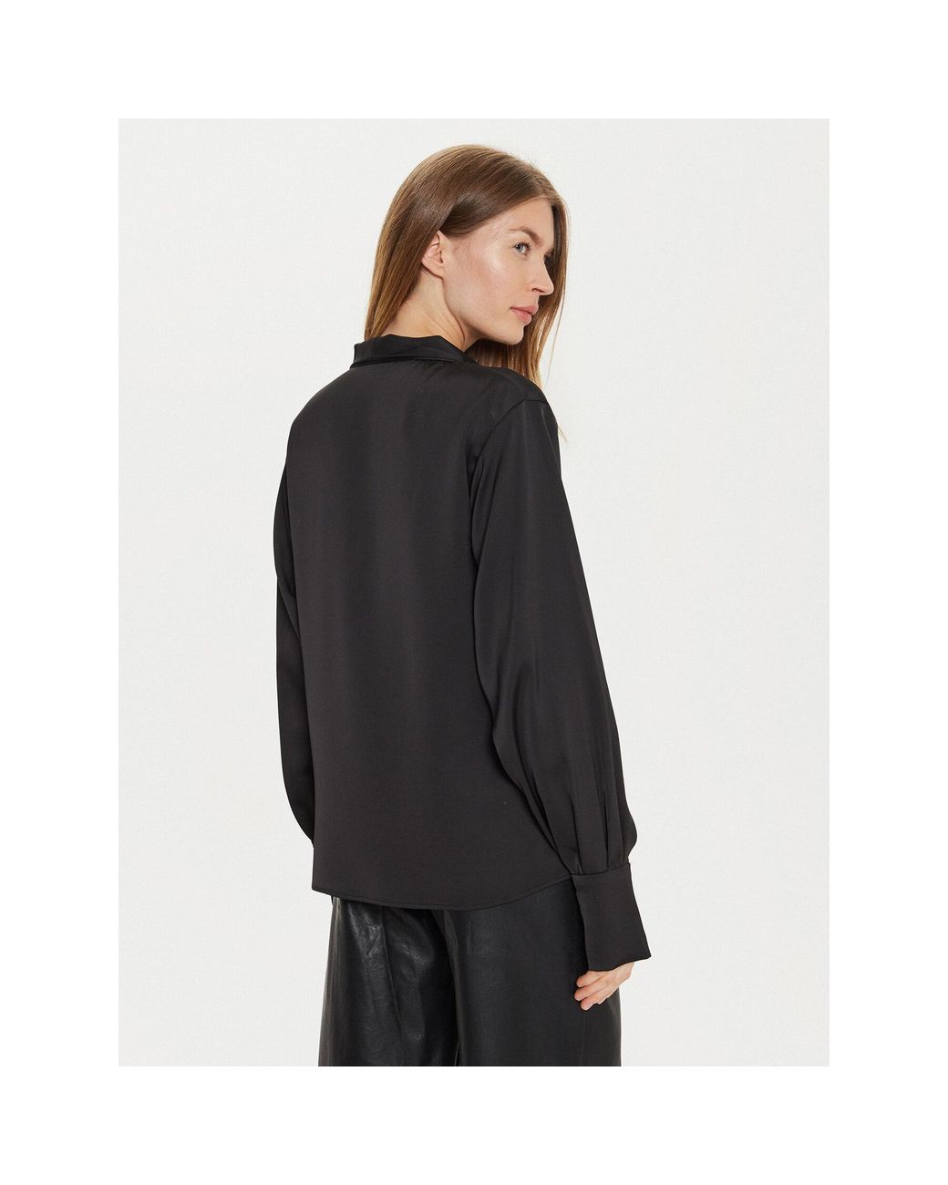 ELEH Black Bluse E00198 Regular Fit