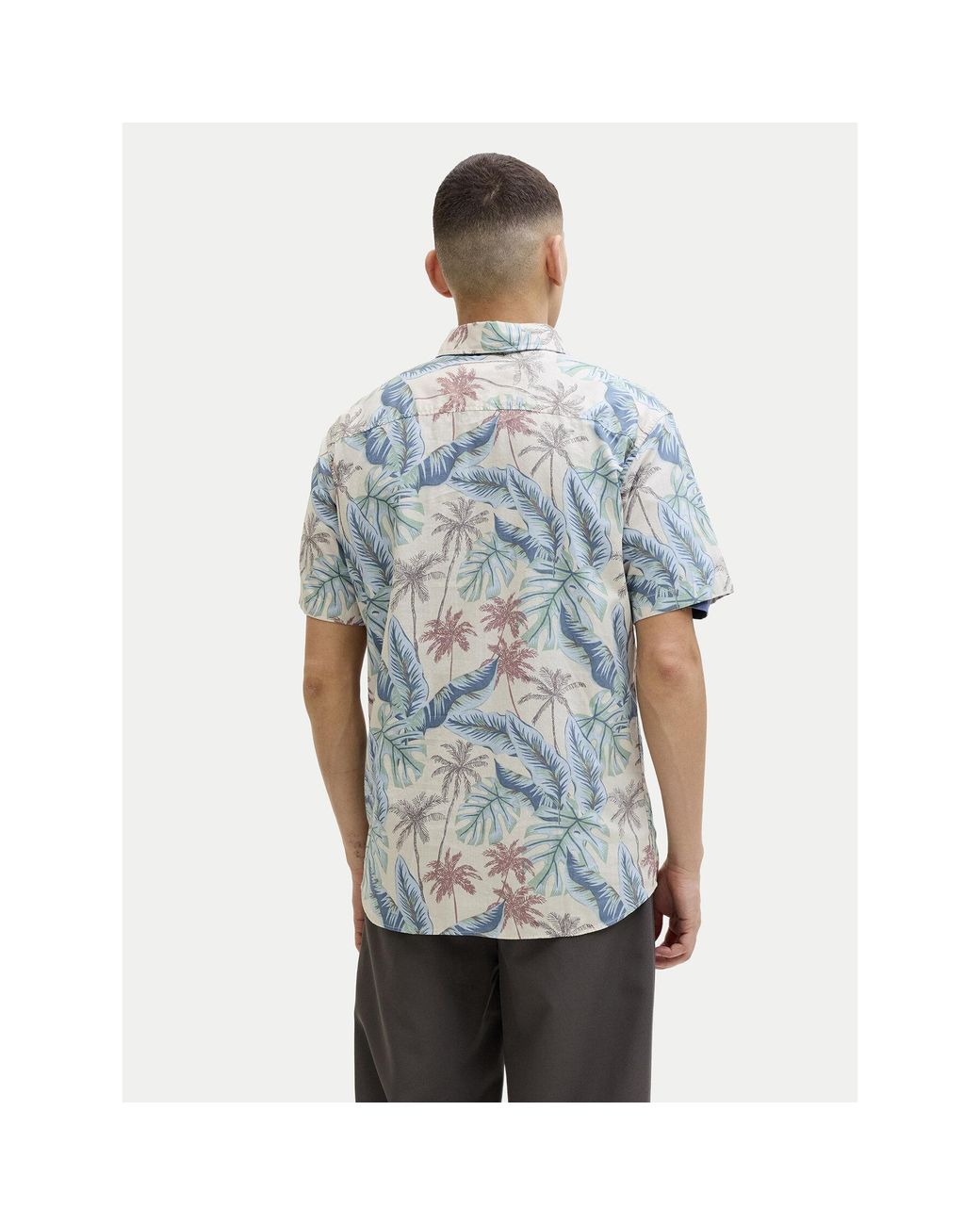 Jack & Jones Hemd Honolulu 12289667 Regular Fit in Blue für Herren