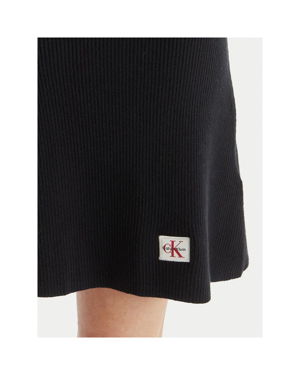 Calvin Klein Black Strickkleid Lv047F325G Slim Fit