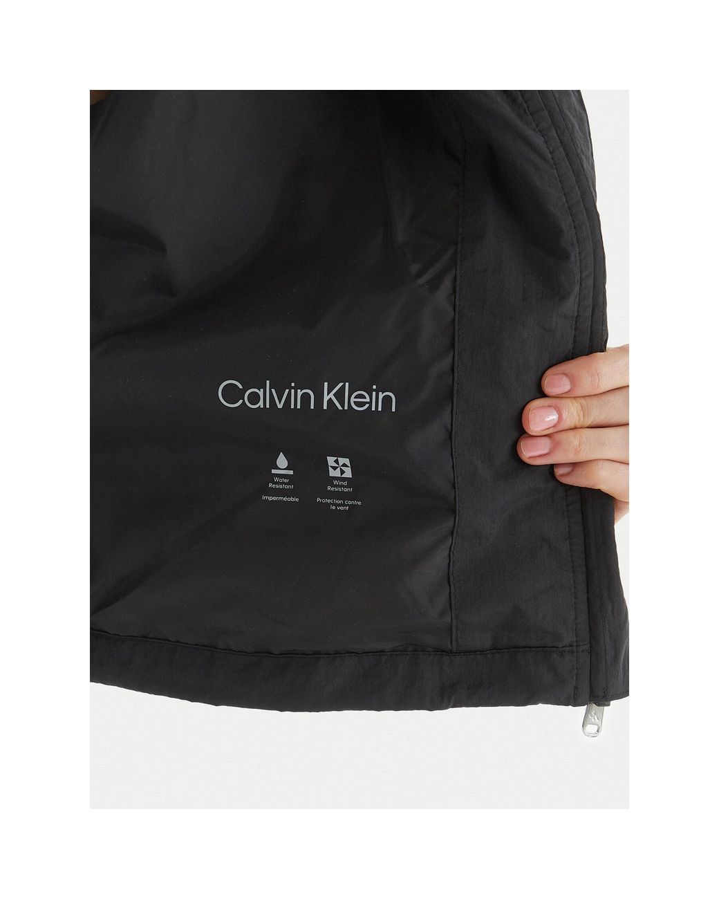 Calvin Klein Black Windjacke Essential Lv047F507G Regular Fit