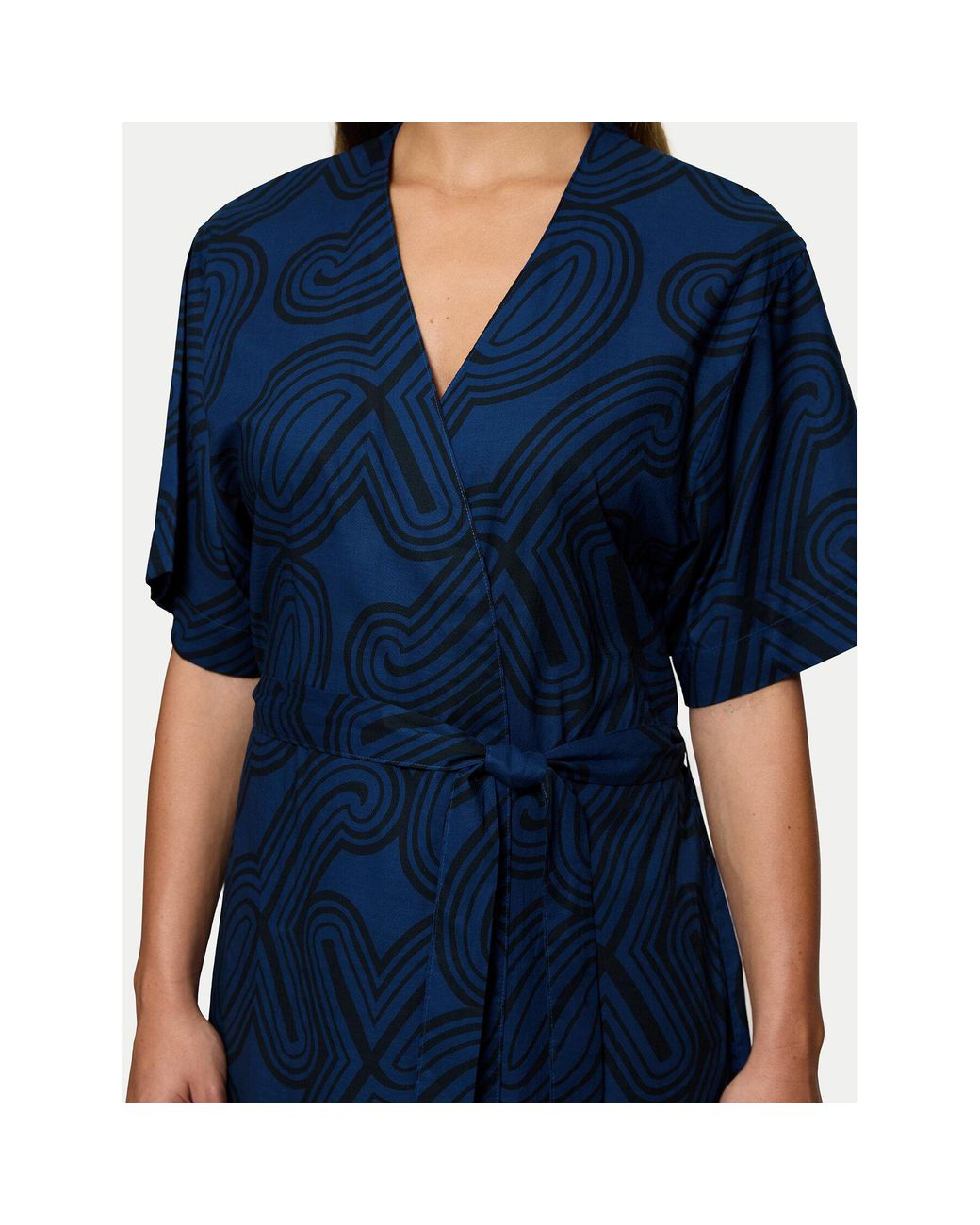 Triumph Blue Kimono Beach Mywear 10222618 Relaxed Fit