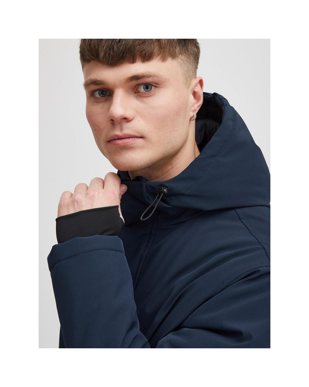 Solid Winterjacke 21107834 Regular Fit in Blue für Herren