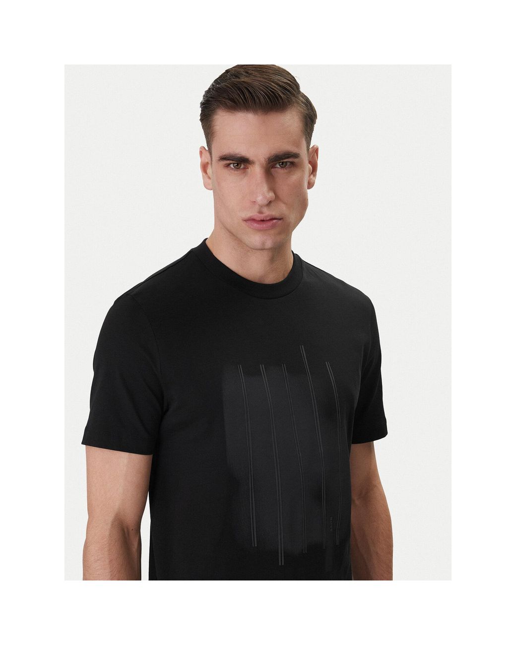 Boss T-Shirt C-Thompson 239 50559754 Regular Fit in Black für Herren