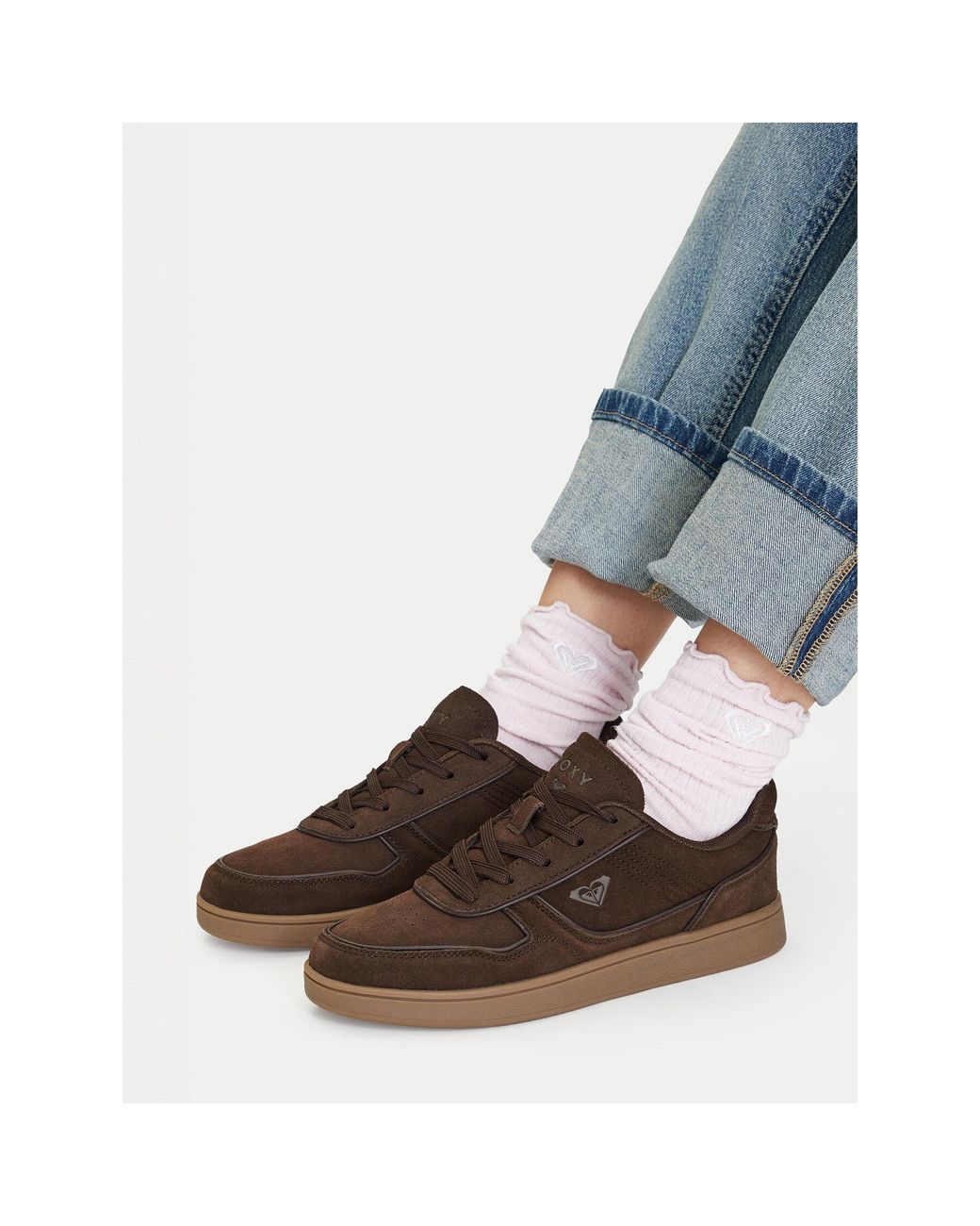 Roxy Brown Sneakers Eobr-Rly-2606