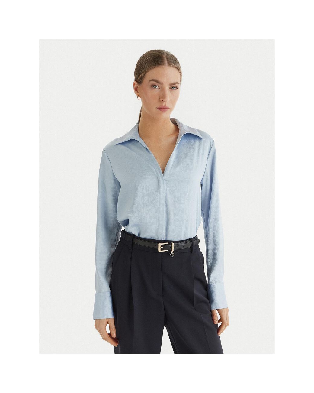 Calvin Klein Blue Hemd Lv044F129G Regular Fit