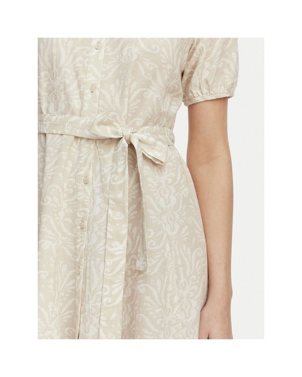 Vero Moda White Kleid Für Den Alltag Dicthe 10303728 Regular Fit