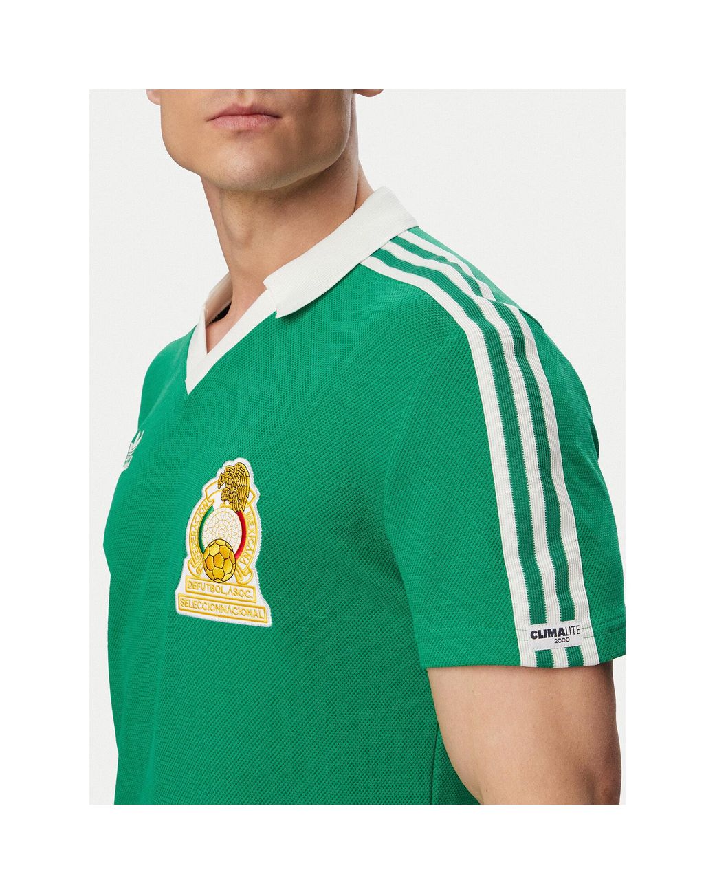 Adidas Technisches T-Shirt Mexico Home Jersey 1986 Jn3710 Slim Fit in Green für Herren