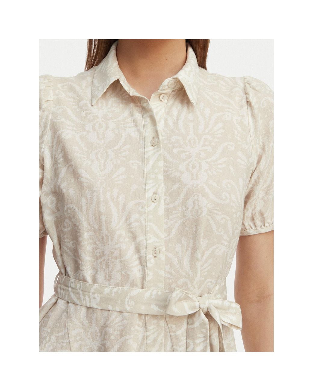 Vero Moda White Kleid Für Den Alltag Dicthe 10303728 Regular Fit