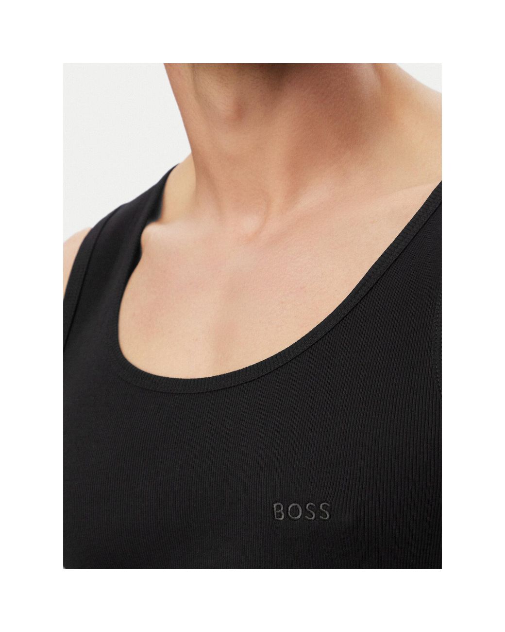 Boss Tanktop-Set 50542132 Regular Fit in White für Herren