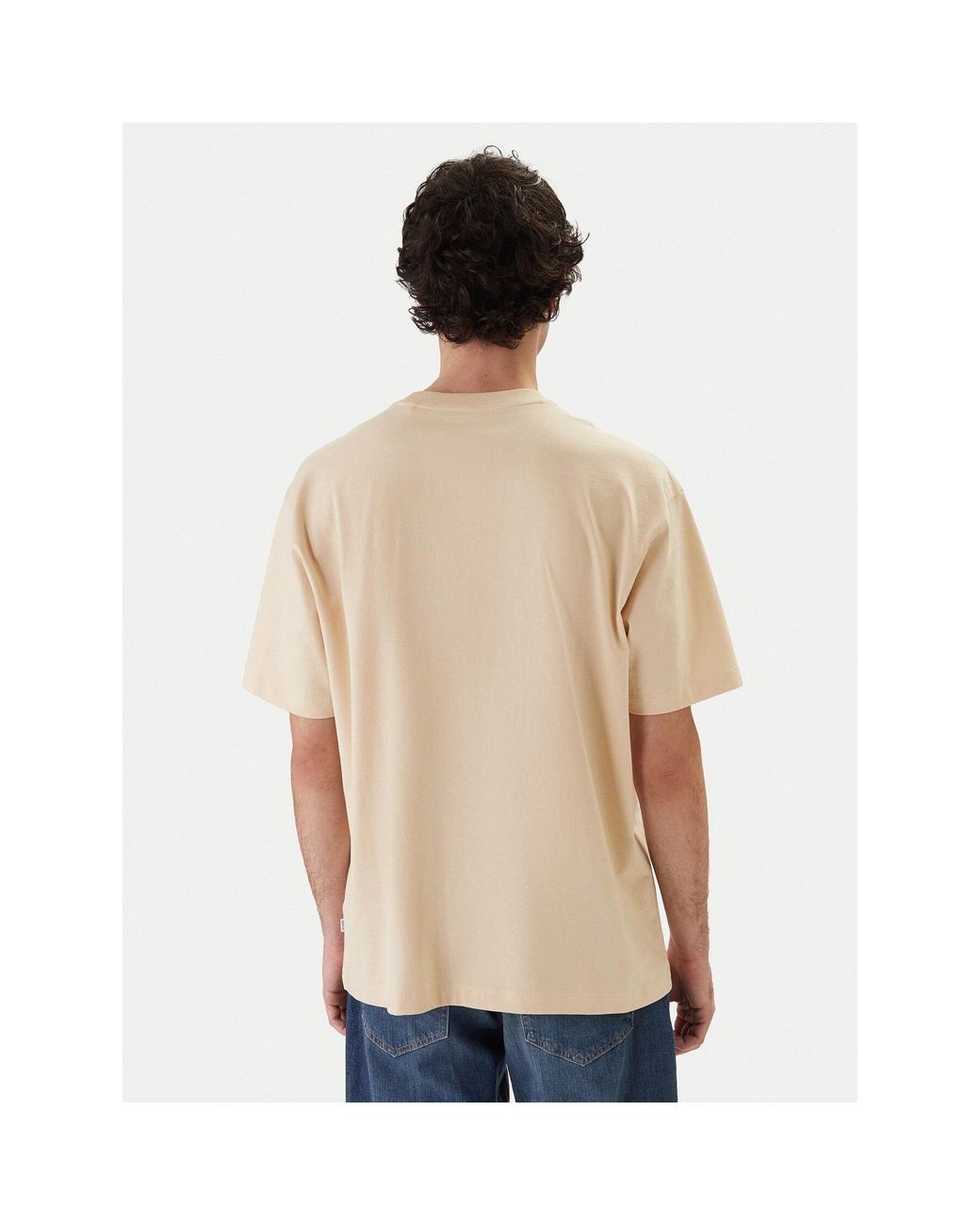 Guess T-Shirt M4Yi46 K8Fq4 Regular Fit in Natural für Herren