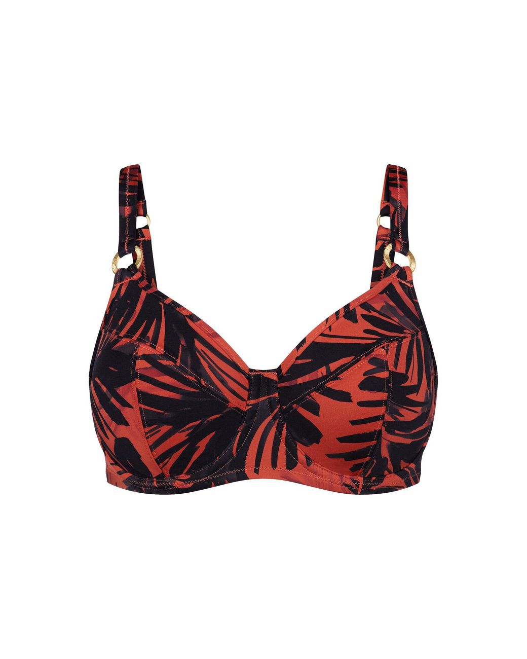 Triumph Brown Bikini-Oberteil Summer Palm 10226611