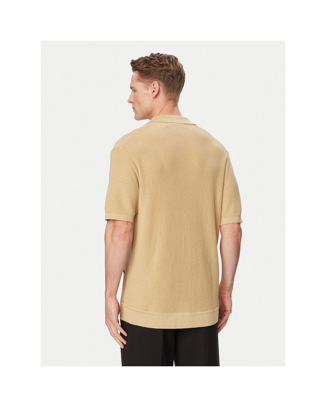 Karl Lagerfeld Poloshirt B2M18028 Relaxed Fit in Natural für Herren