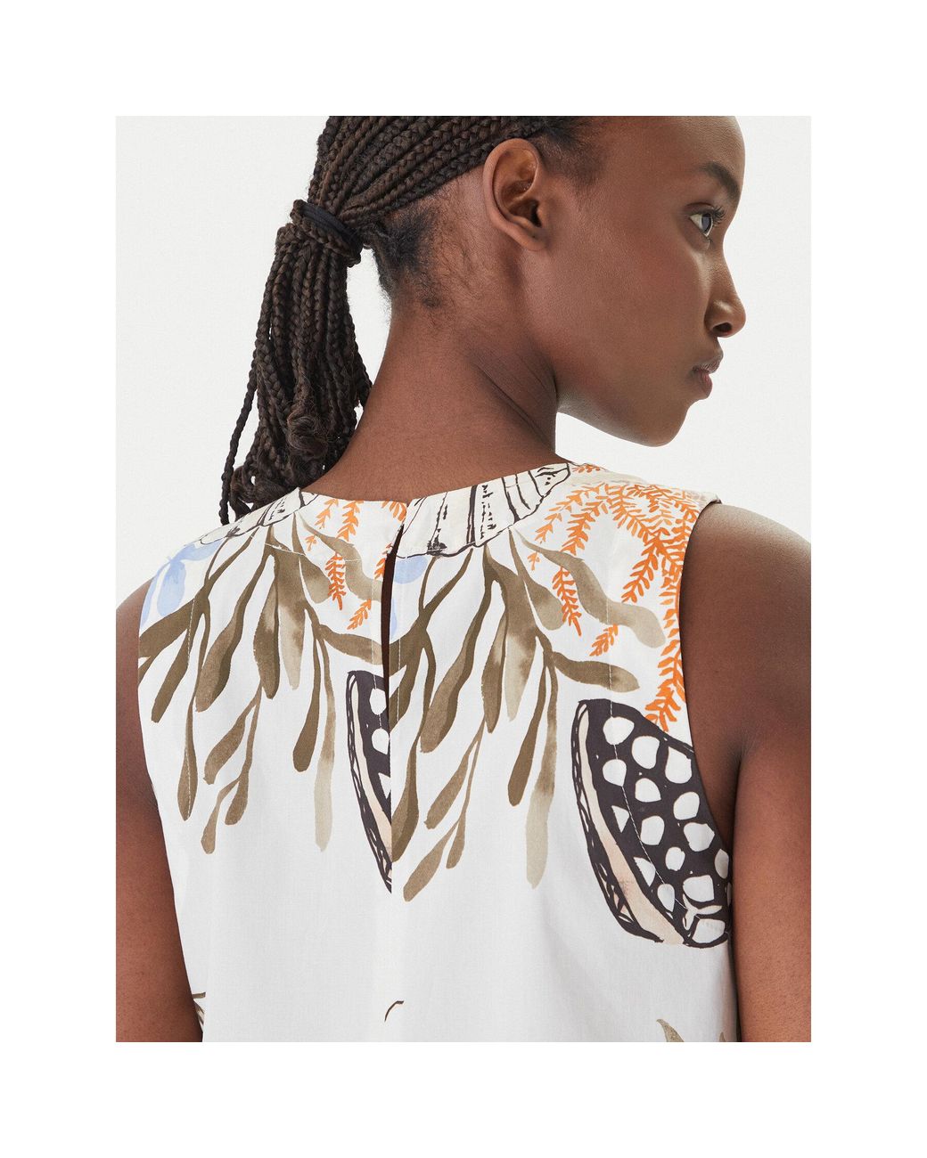 Marella White Kleid Für Den Alltag Sultano 2613221322 Regular Fit