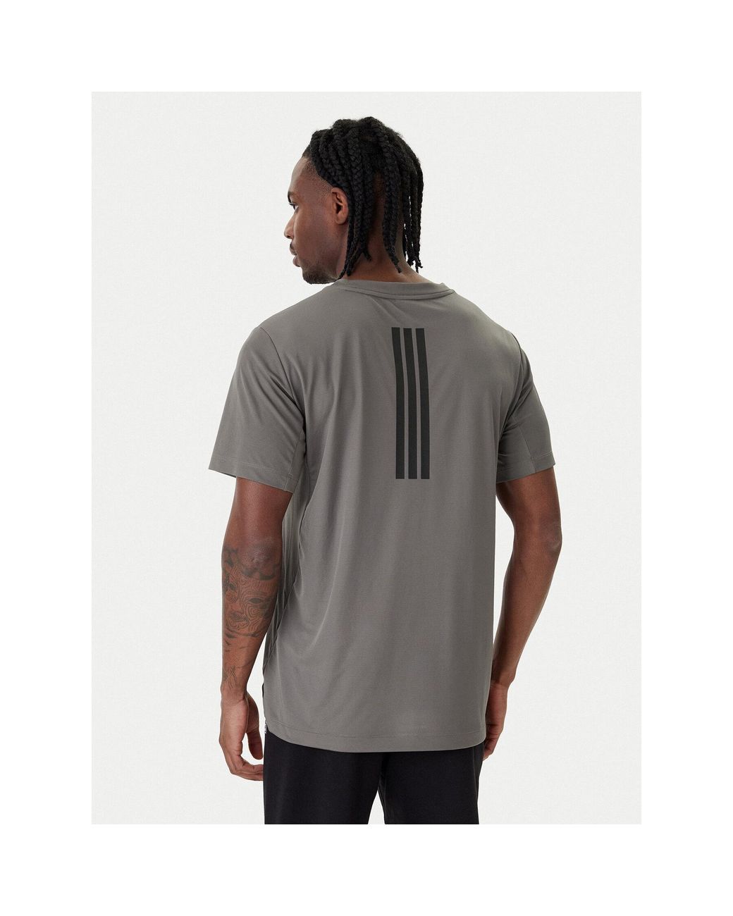 Adidas Technisches T-Shirt D4T Primelift 3 Stripes Ke9936 Regular Fit in Purple für Herren