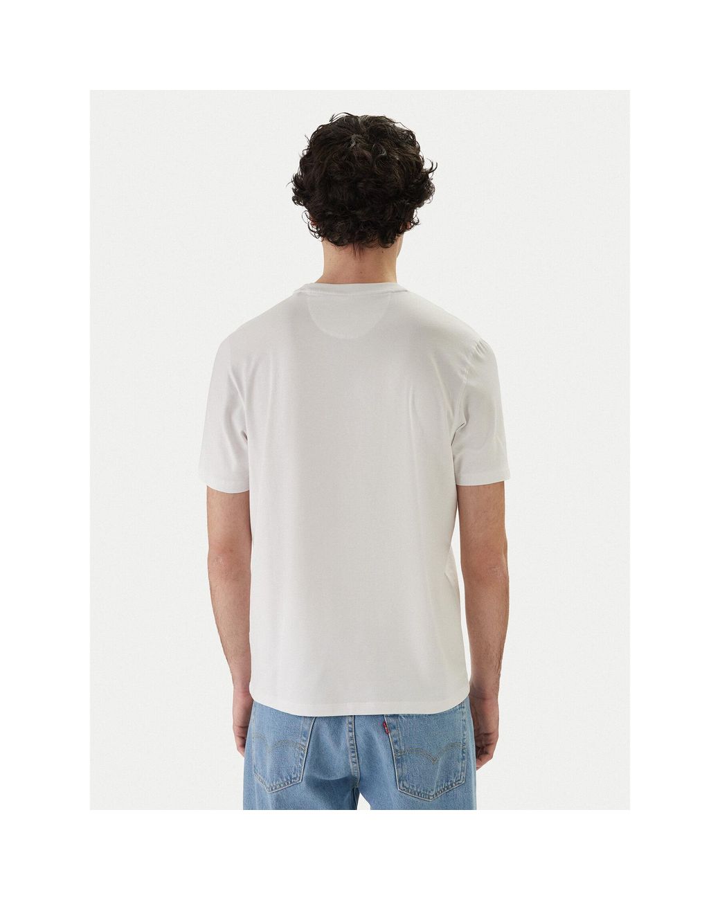 Guess T-Shirt X North Sails M6Gi40 K3322 Regular Fit in White für Herren