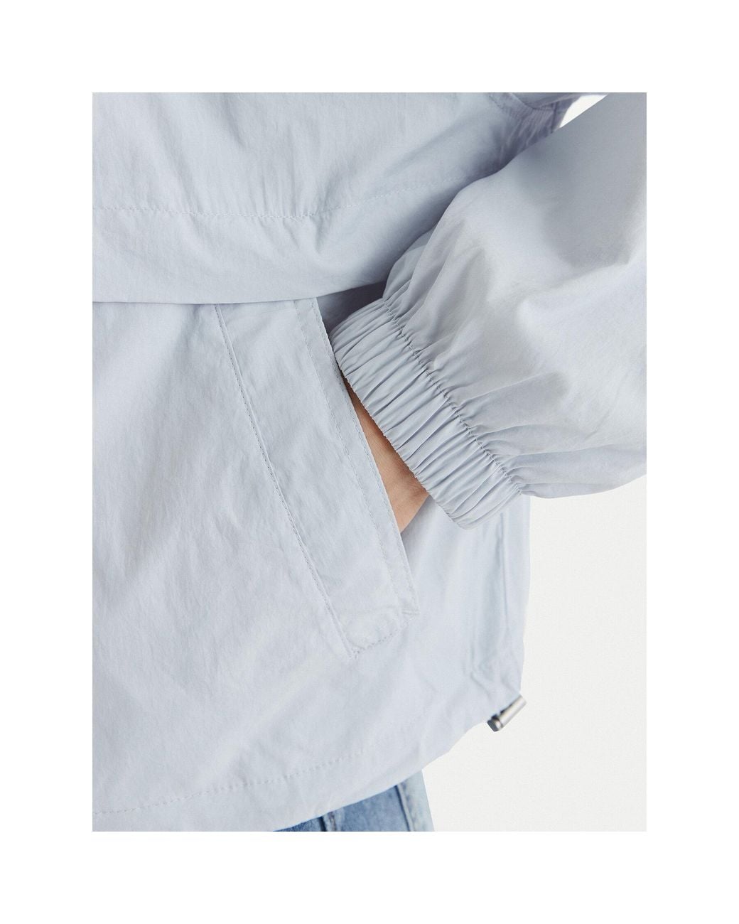 Calvin Klein Blue Windjacke Essential Lv047F507G Regular Fit