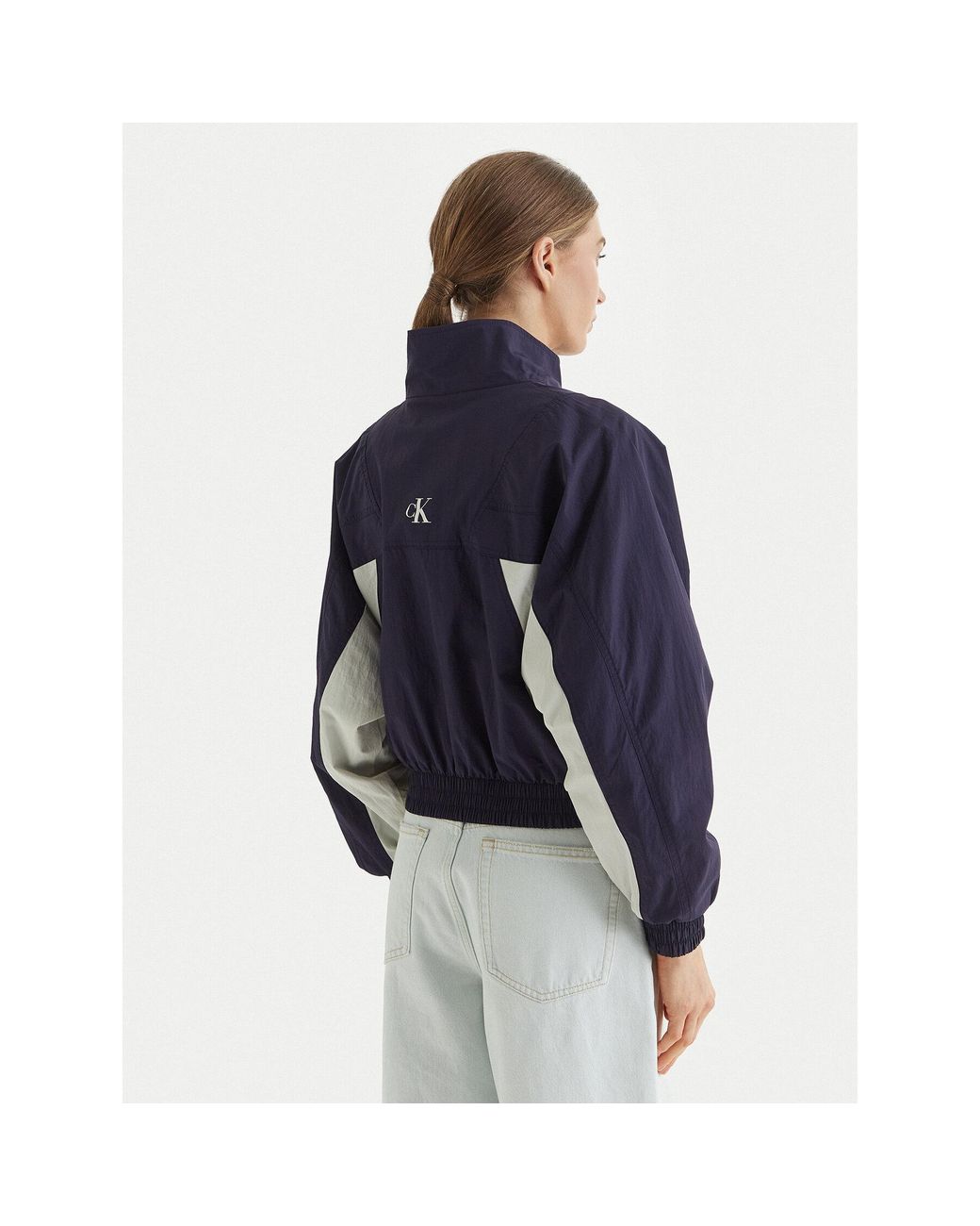 Calvin Klein Blue Bomberjacke Lv047F506G Regular Fit