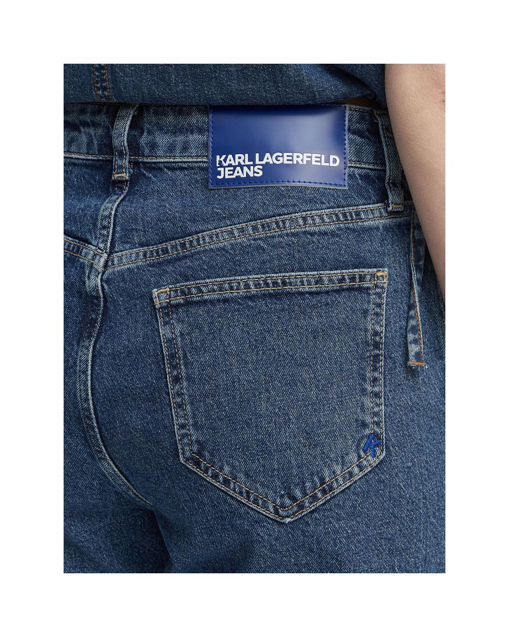 Karl Lagerfeld Blue Jeans B2W10086 Straight Fit