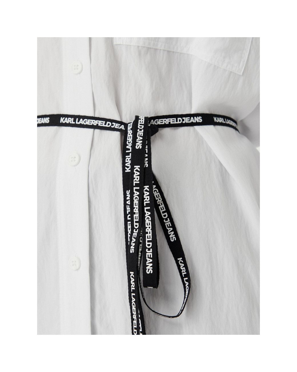 Karl Lagerfeld White Hemd B2W11022 Relaxed Fit