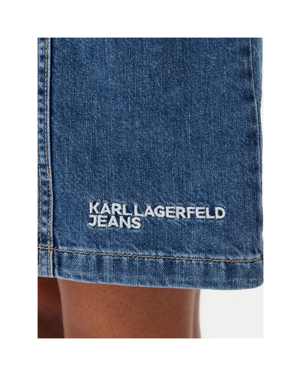 Karl Lagerfeld Blue Jeanskleid B2W13054 Regular Fit