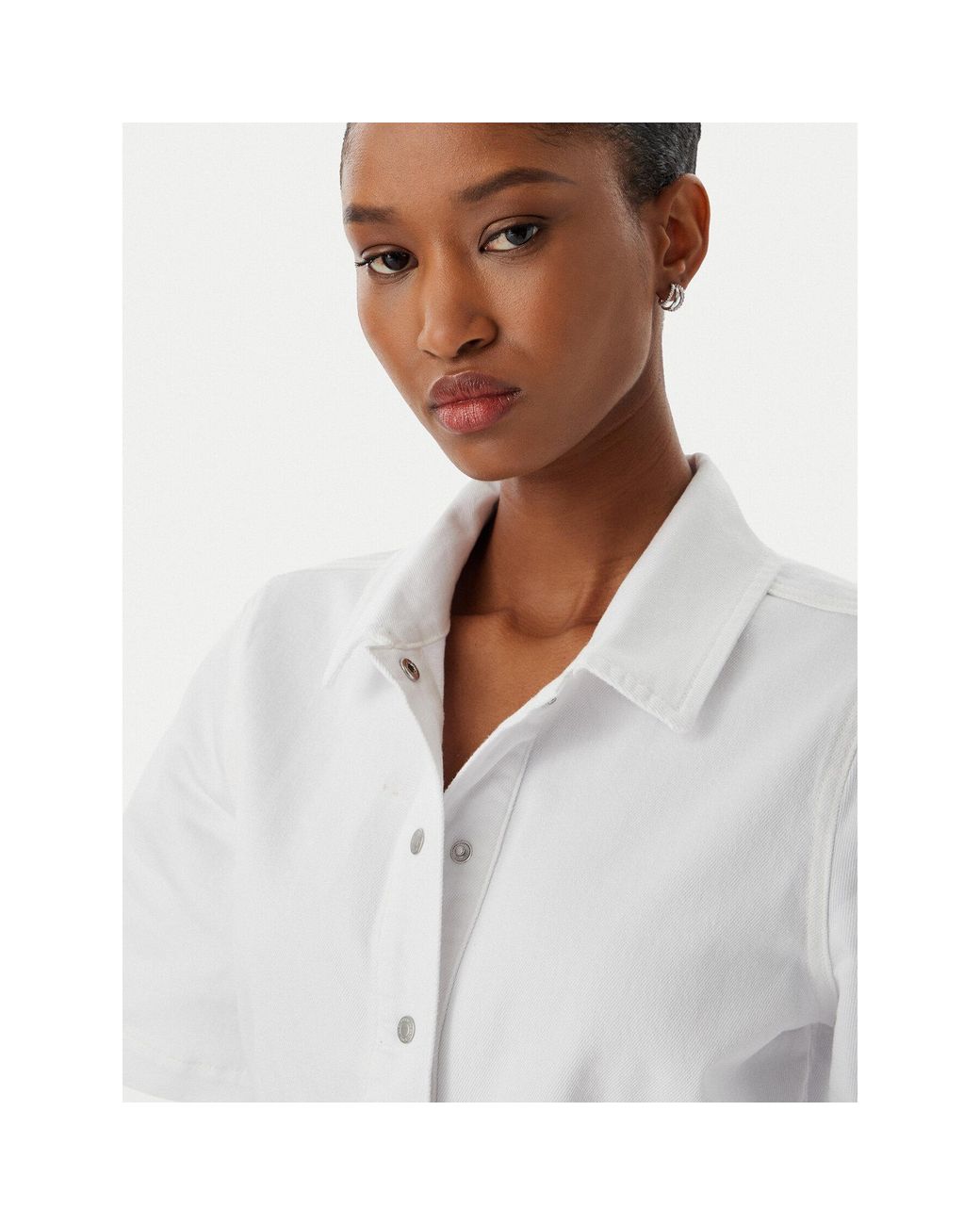 Karl Lagerfeld White Jeanskleid B2W13056 Regular Fit