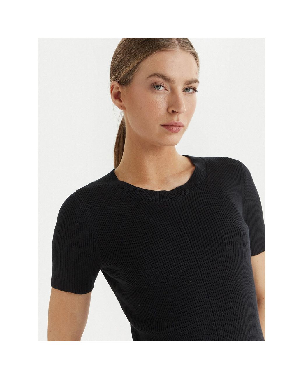 Calvin Klein Black Strickkleid Lv047F325G Slim Fit