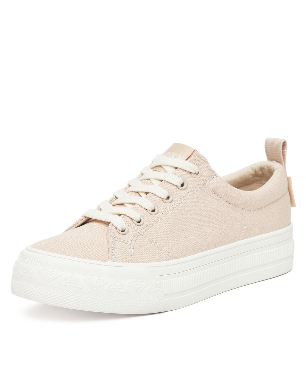 Roxy White Sneakers Aus Stoff V12908