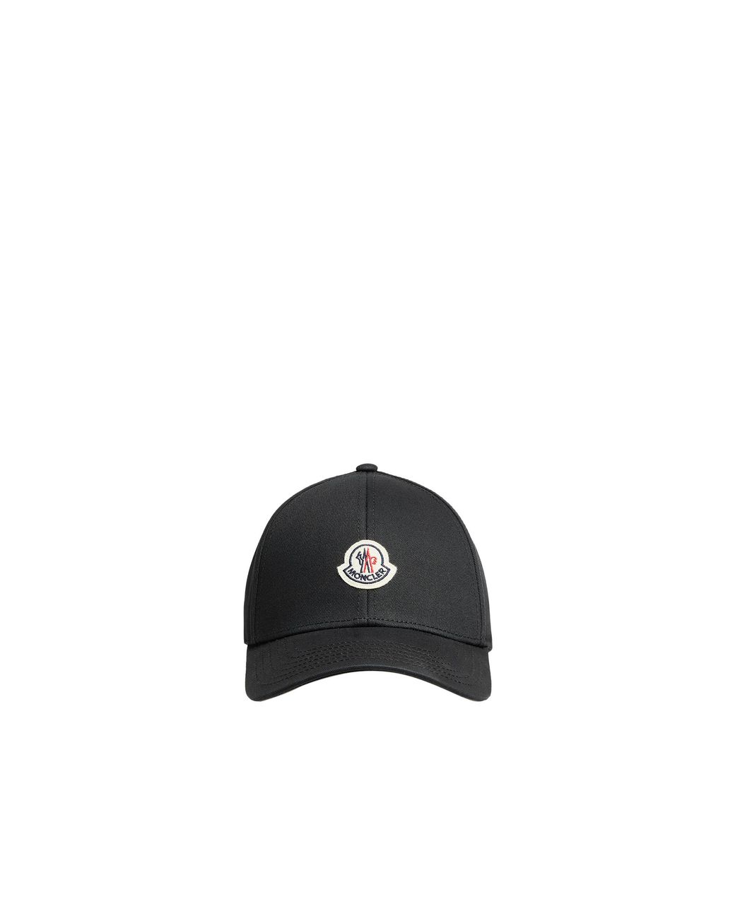 Moncler Black Moncler Cotton Gabardine Baseball Cap for men