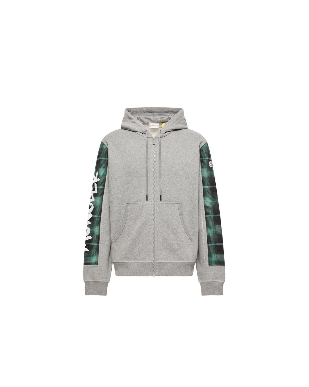 Moncler Gray Moncler Zip-Up Hoodie for men