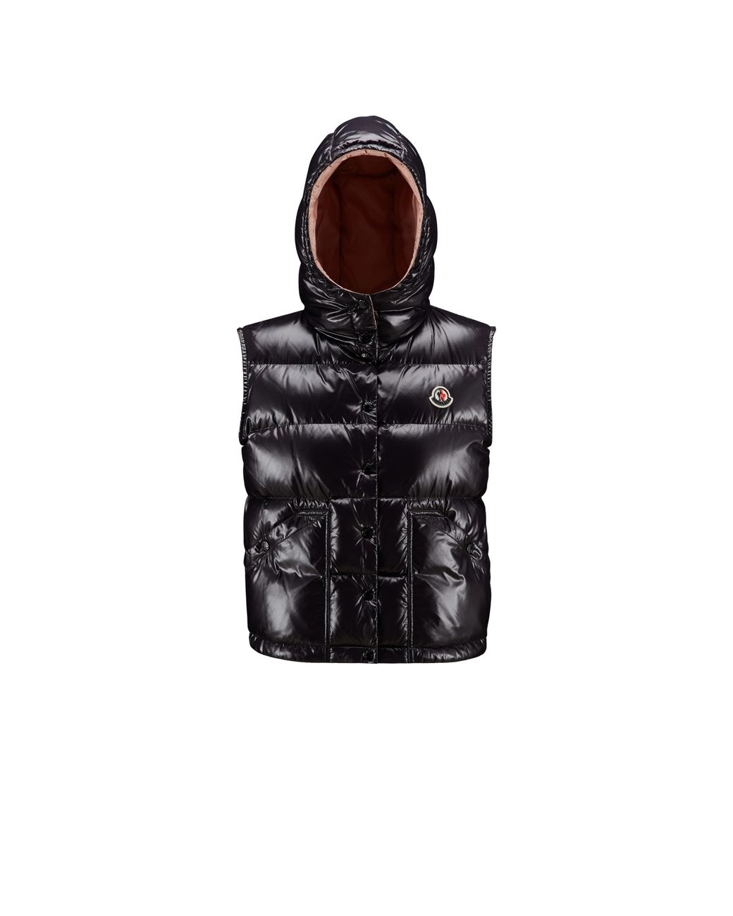 Moncler Aval Down Gilet in Black | Lyst