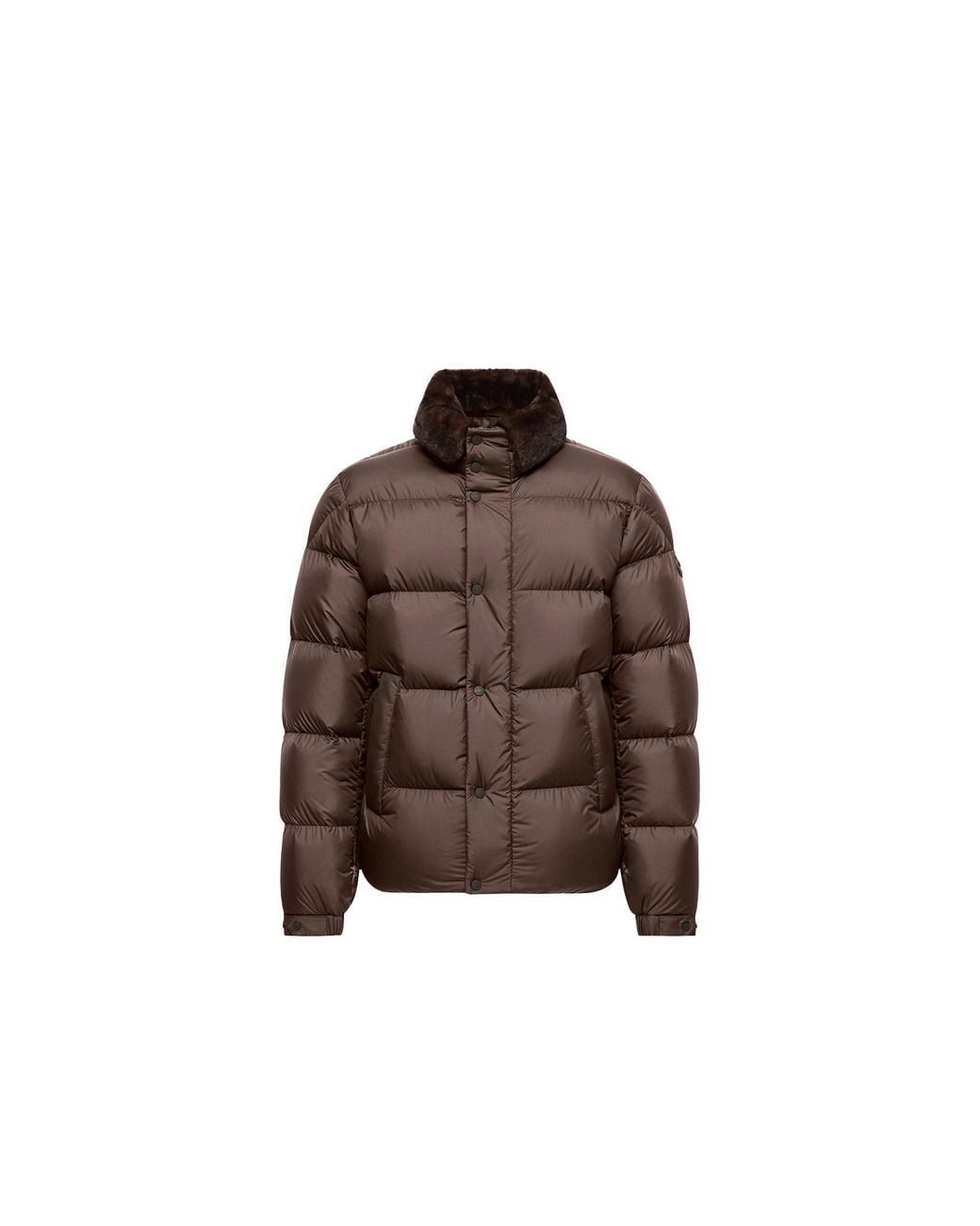 Moncler Brown Moncler Drisfall Short Down Jacket for men