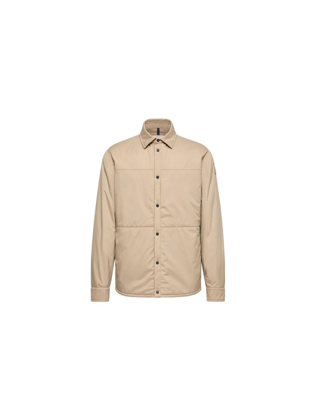 Moncler Natural Moncler Revoline Down Shirt Jacket for men