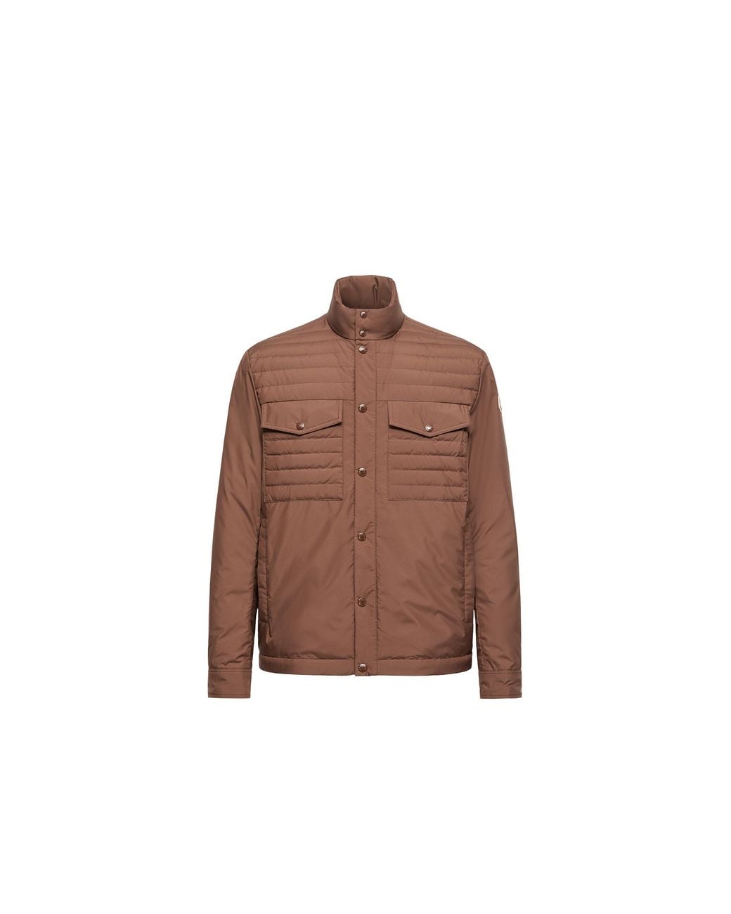Moncler Brown Moncler Vnorviane Mid-Length Down Jacket for men
