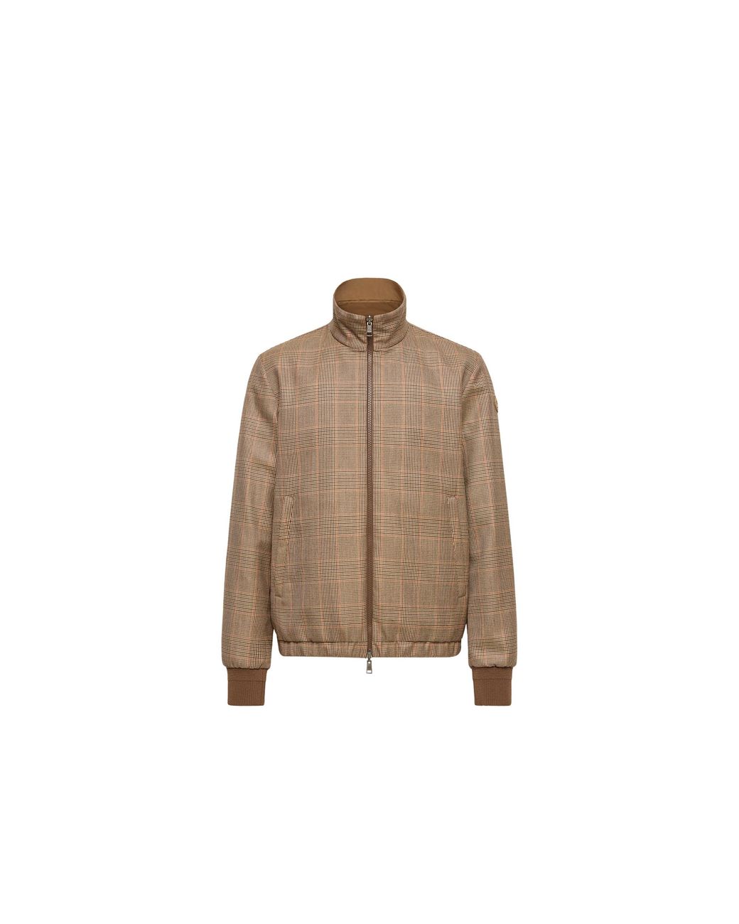 Moncler Brown Moncler Frothive Reversible Wool Jacket for men