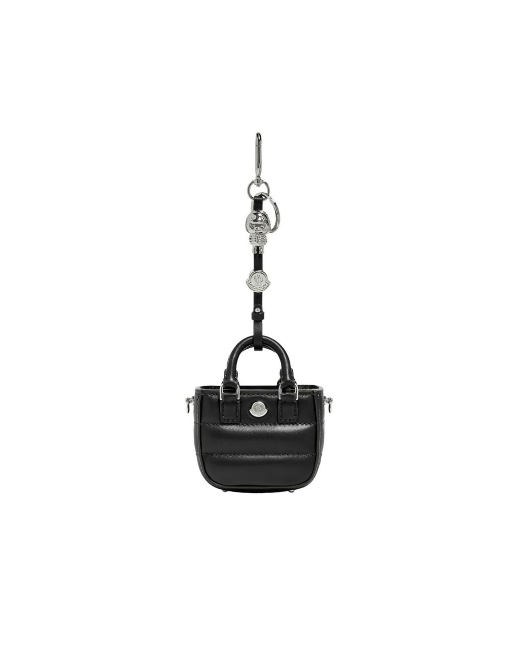 Key Signature Shape Moncler Moncler Caradoc Key Holder in Black | Lyst