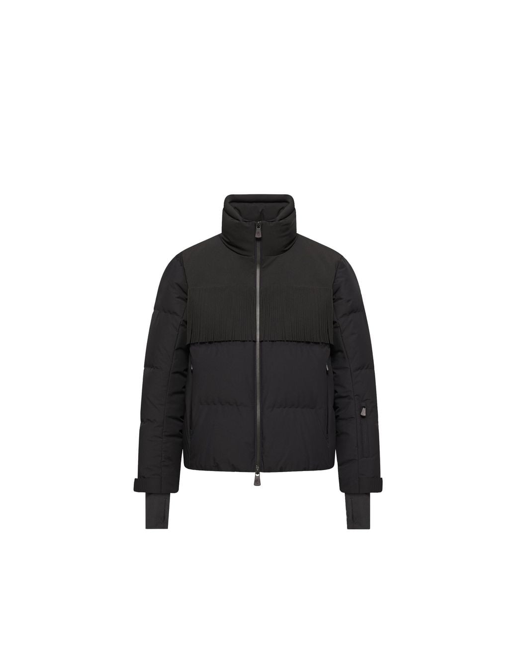 Moncler Black Moncler Bessin Fringed Insulated Ski Jacket