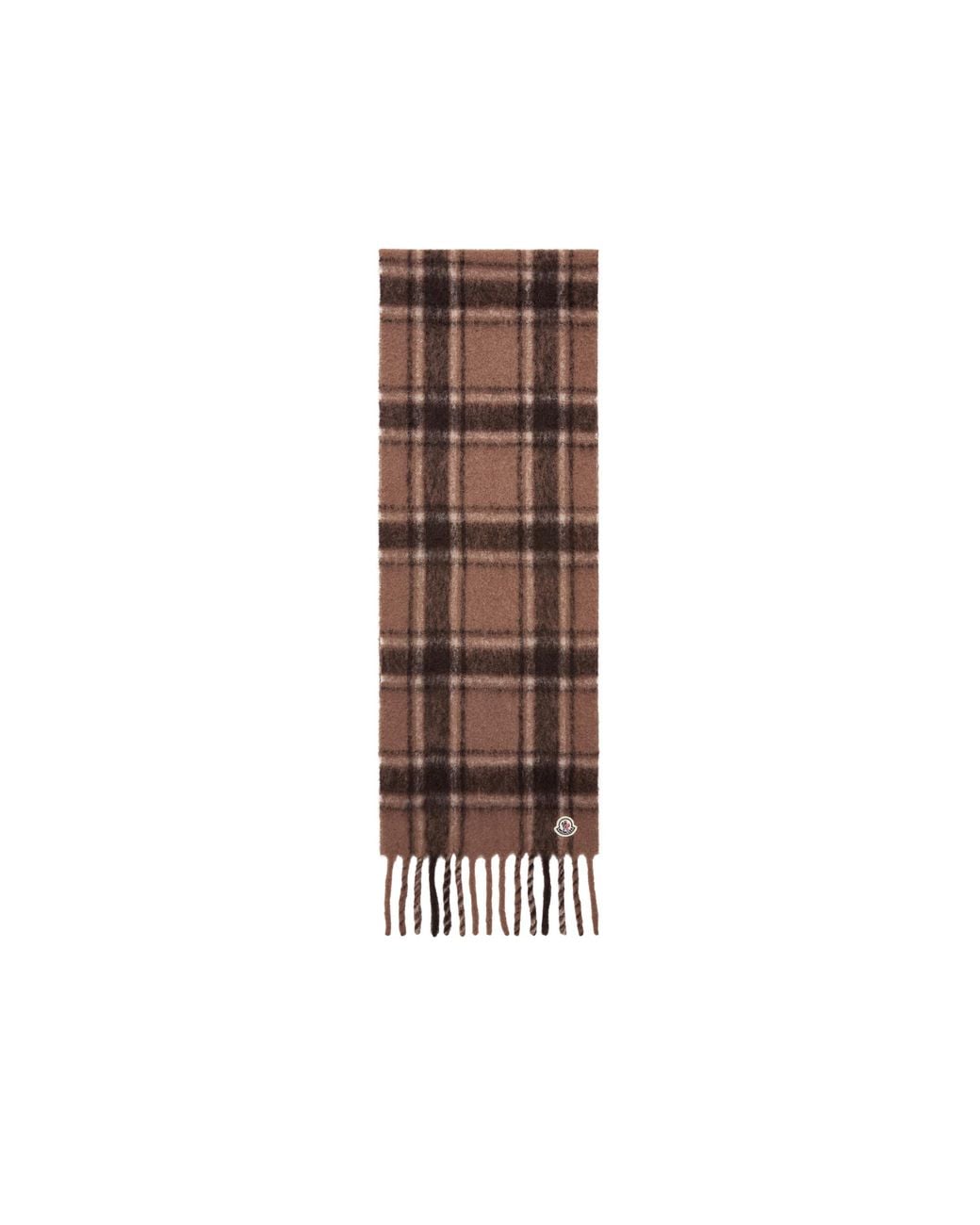Moncler Brown Moncler Alpaca Blend Scarf for men