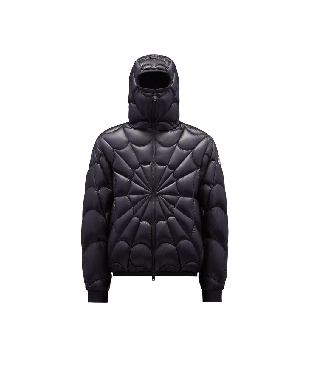 Moncler Violier Spider-man Short Down Jacket in Black for Men | Lyst