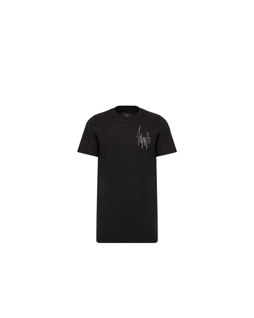 Moncler Black Moncler Girder Cotton T-Shirt