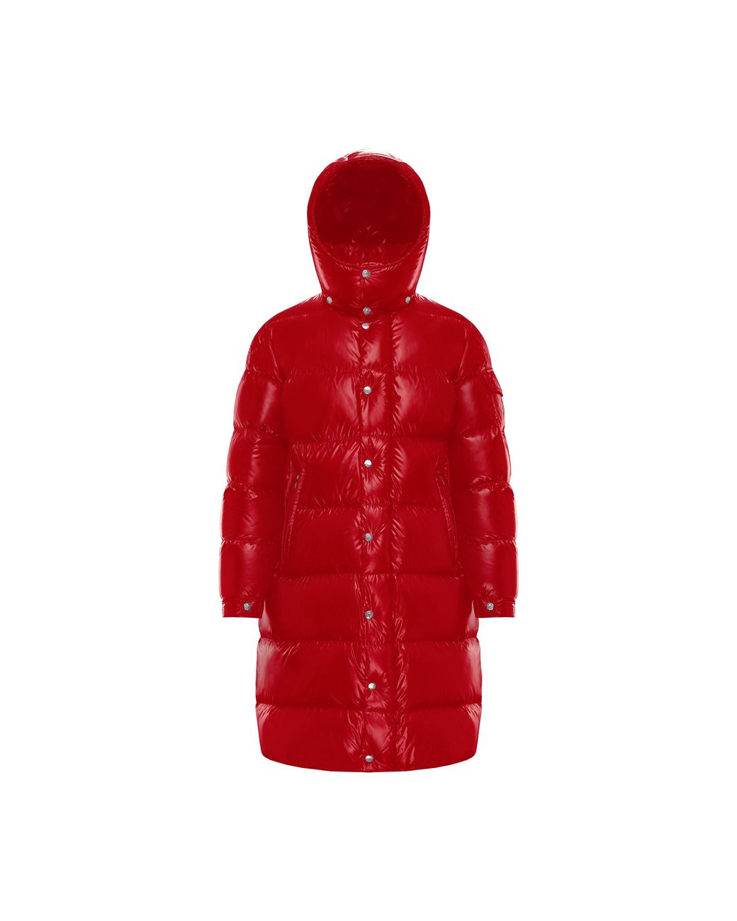 moncler red parka