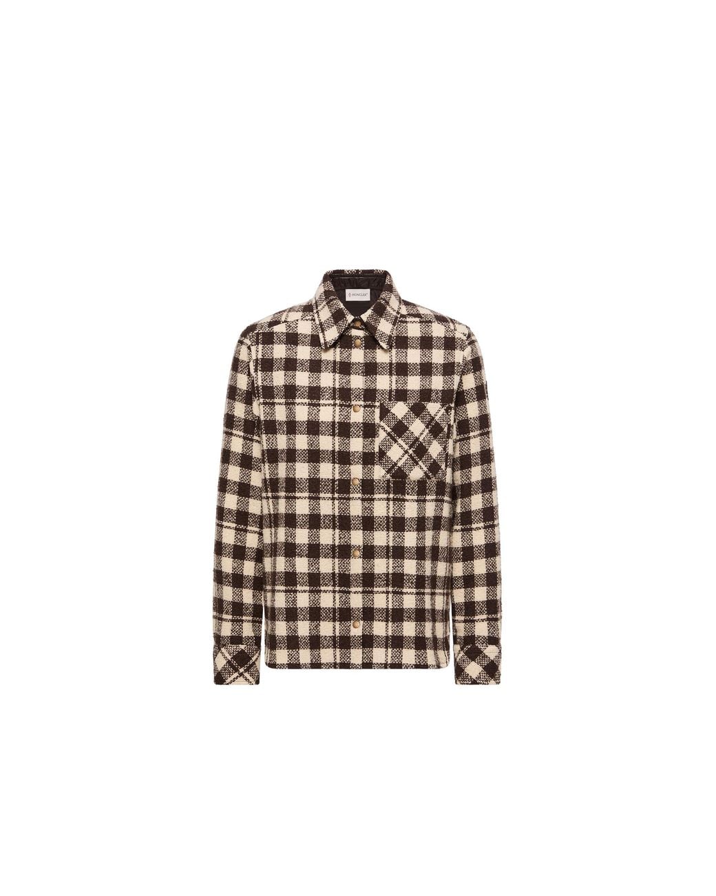 Moncler Brown Moncler Wool Shirt