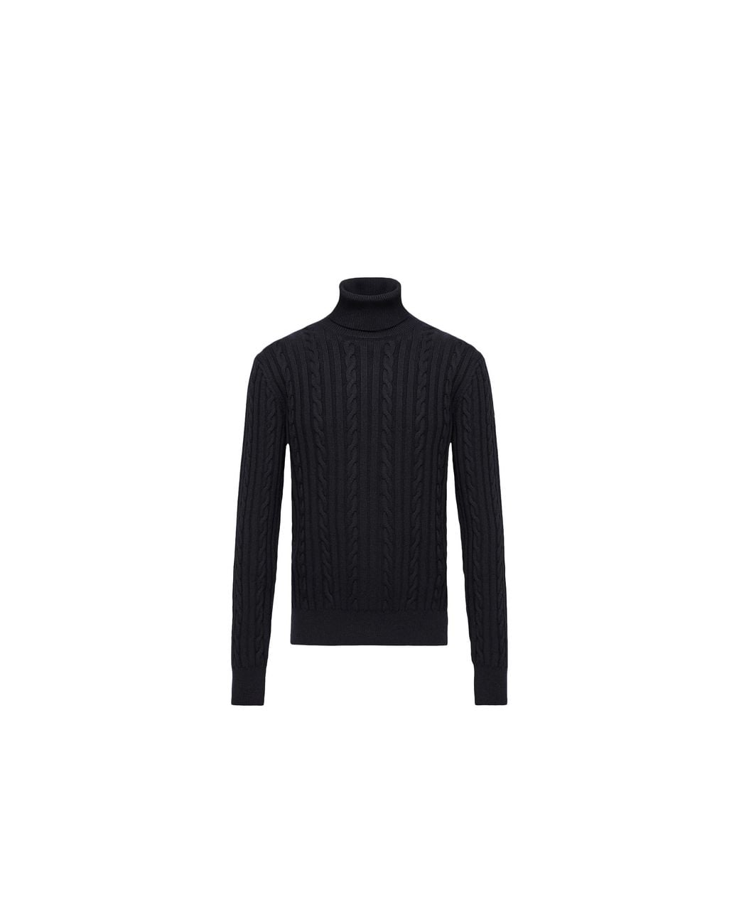 Moncler Black Moncler Leather Logo Wool Jumper for men