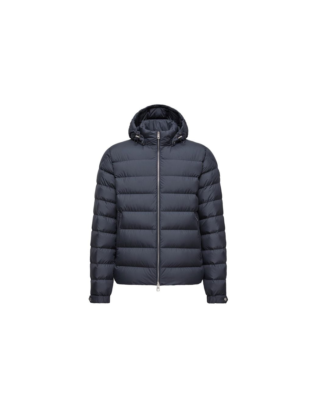 Moncler Blue Moncler Arneb Hooded Short Down Jacket for men